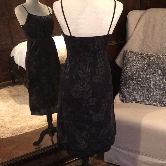 DKNY Essentials blue floral print dress NWOT - Picture 3 of 8